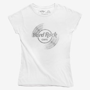 Women's Vinyl Logo Shortsleeve Crewneck Tee in White