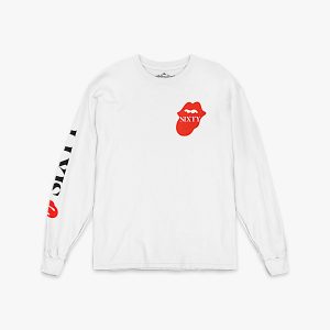 Rolling Stones Longsleeve T-Shirt in White