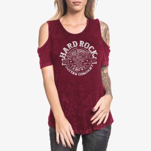 Guitar Company Sim Fit Cold Shoulder Tee