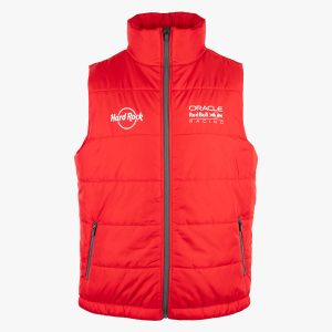 Oracle Red Bull Racing Puffer Vest in Red