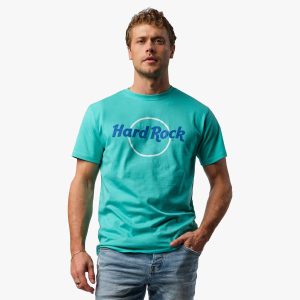 Adult Fit Pop of Color Tee in Teal