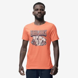 Casino Vintage Tee in Coral